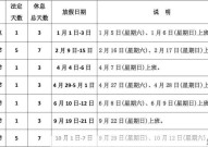 国家法定假日包括哪些？每年的安排是怎样的？