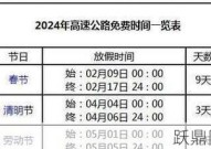 国庆高速哪几天免费？如何避开高峰期？