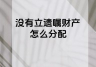 没有遗嘱怎么继承房产？