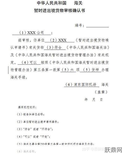 暂时进出口政策是怎样的？如何办理相关手续？