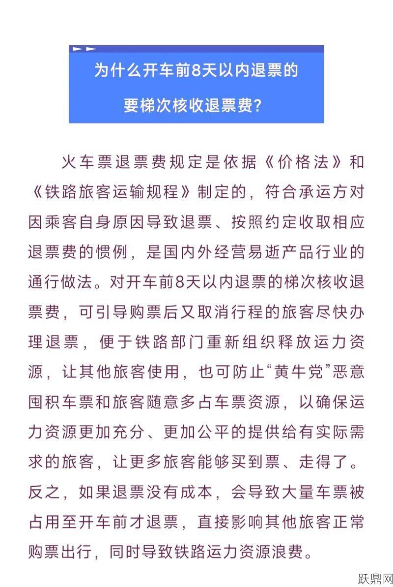 火车退票手续费是多少？如何办理？