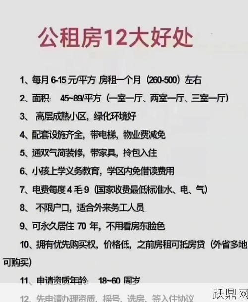 公租房申请条件是什么？如何办理？