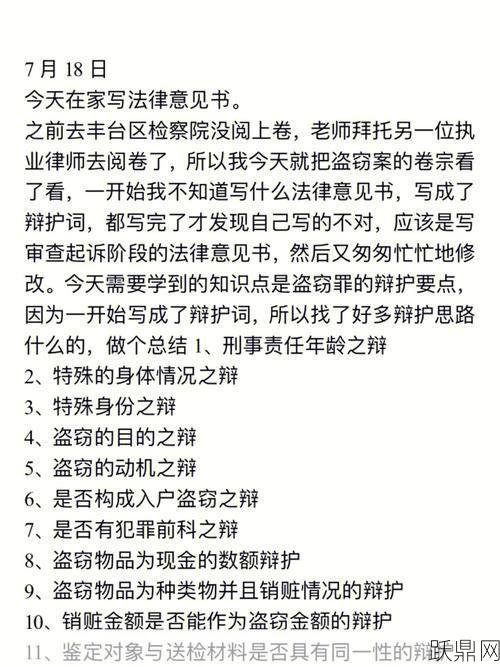 辩护意见如何撰写？有哪些要点需要关注？