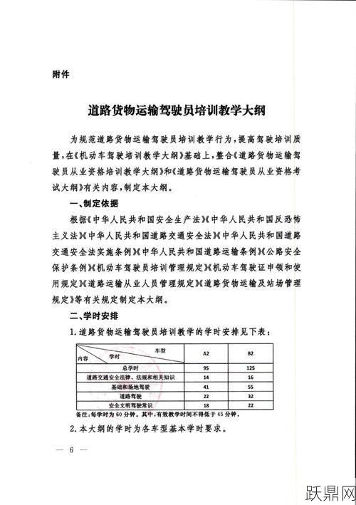 山东省道路运输条例有哪些重要内容？对司机有何影响？