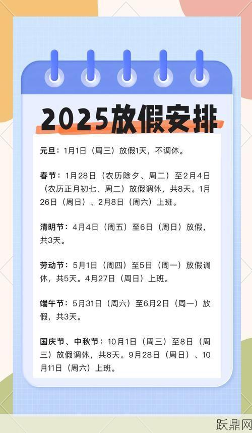 2025年五一调休安排是怎样？有哪些变化？