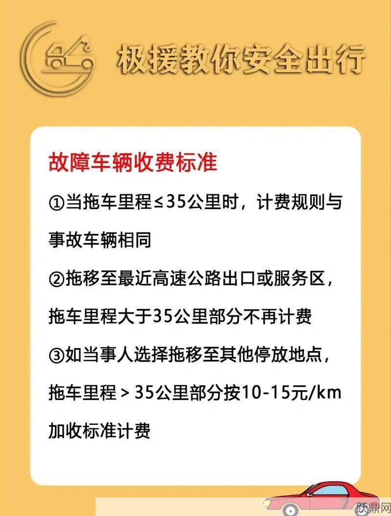 高速道路救援收费标准：了解费用构成